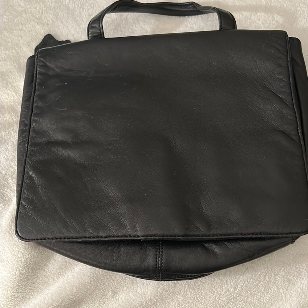 Wilson Black Leather Men's Bag Pelle Studio
